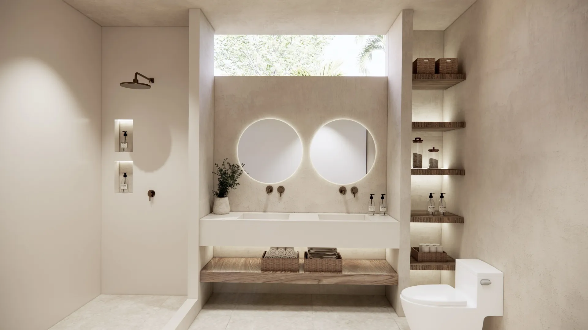 Single villa bathroom